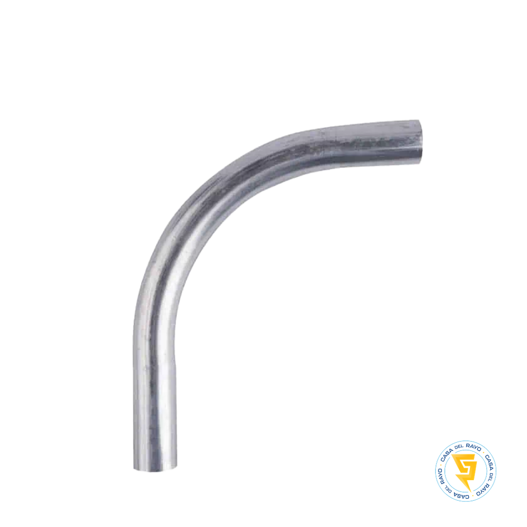 CURVA 90° TUBO METALICO RIGIDO EMT 25MM | casadelrayo.cl